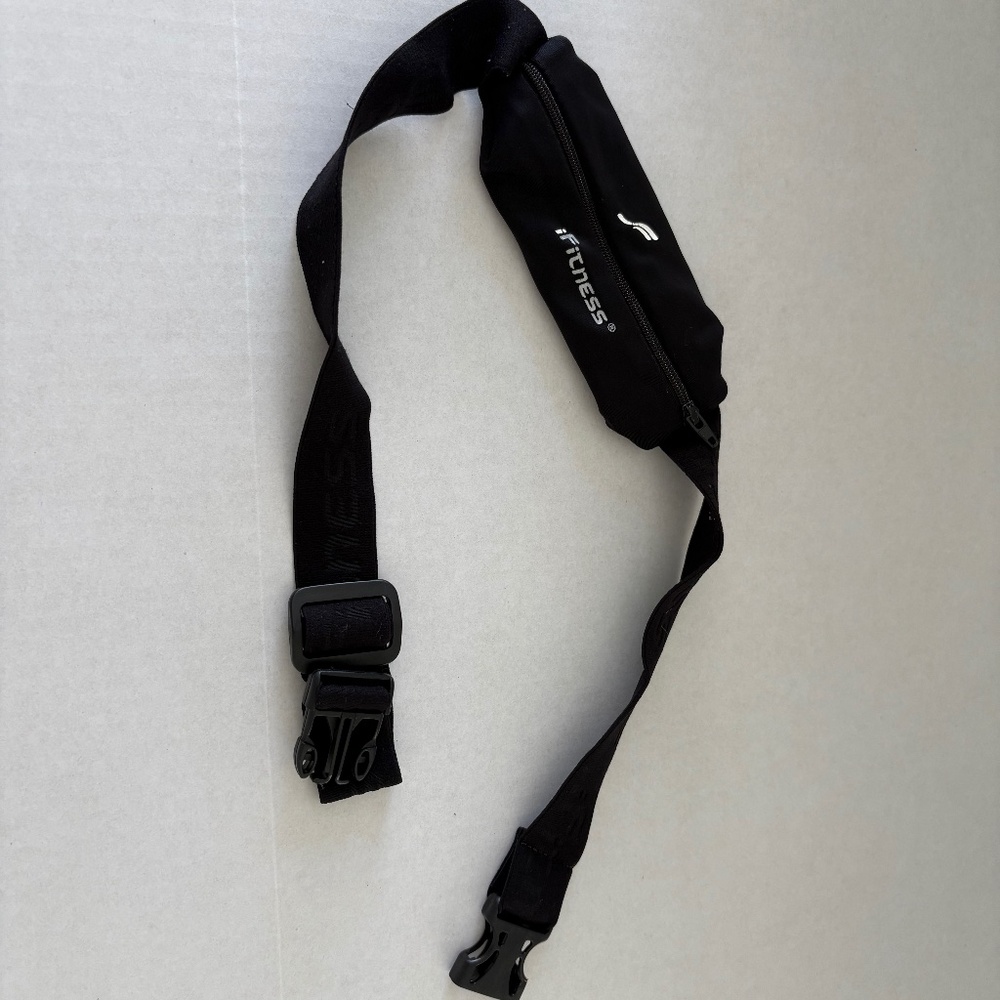 Fitness Adjustable‎ Black Athletic Belt.